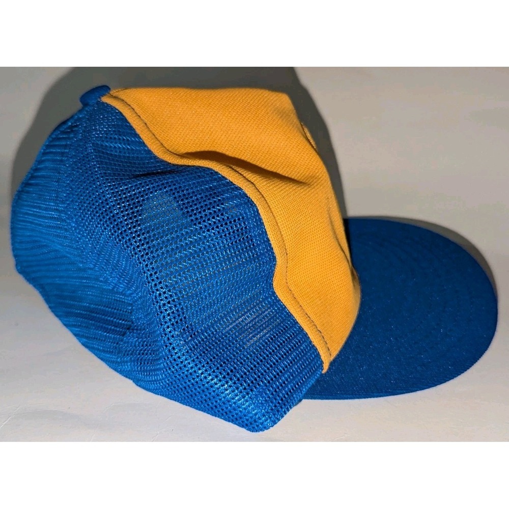 LOCAL 919 MCB CAMP PENDLETON CA SNAPBACK HAT CAP VINTAGE NAMARK RARE BLUE YELLOW - Picture 6 of 10
